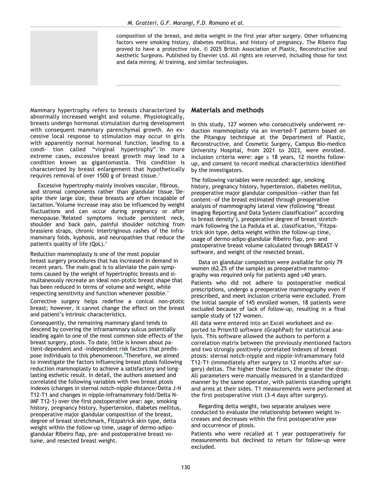 Pagina di un articolo scientifico con testo in inglese e sezione con intestazione in grassetto.