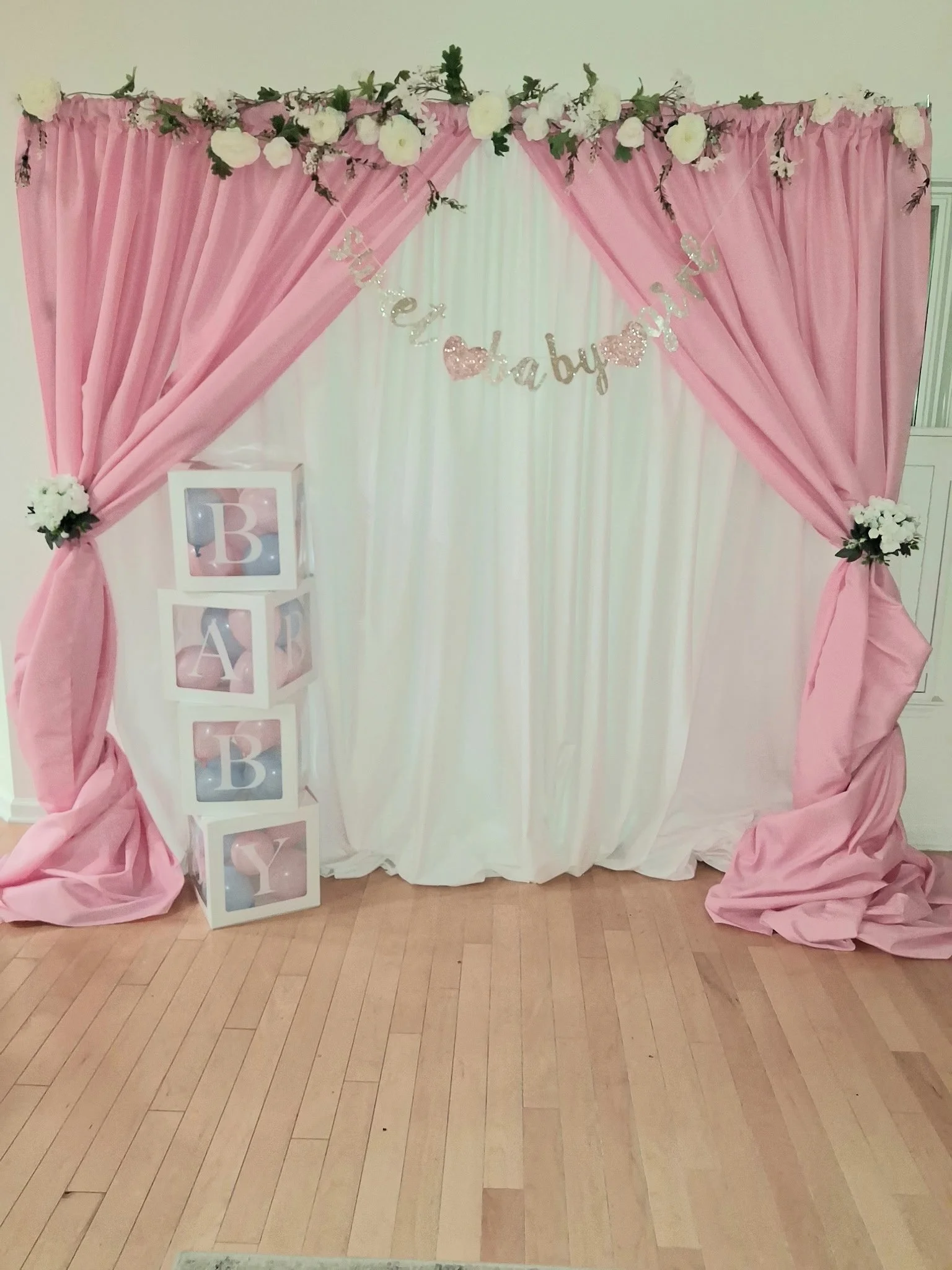 Pipe and Drapes Set up