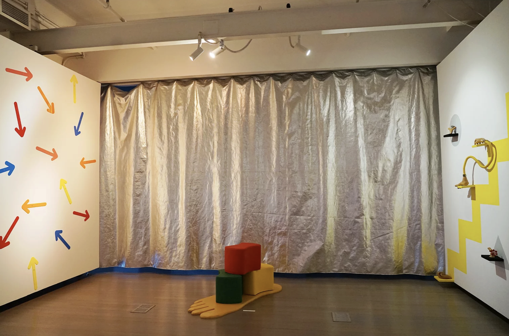 Installation image from "INTERPLAY" at CP Project Space