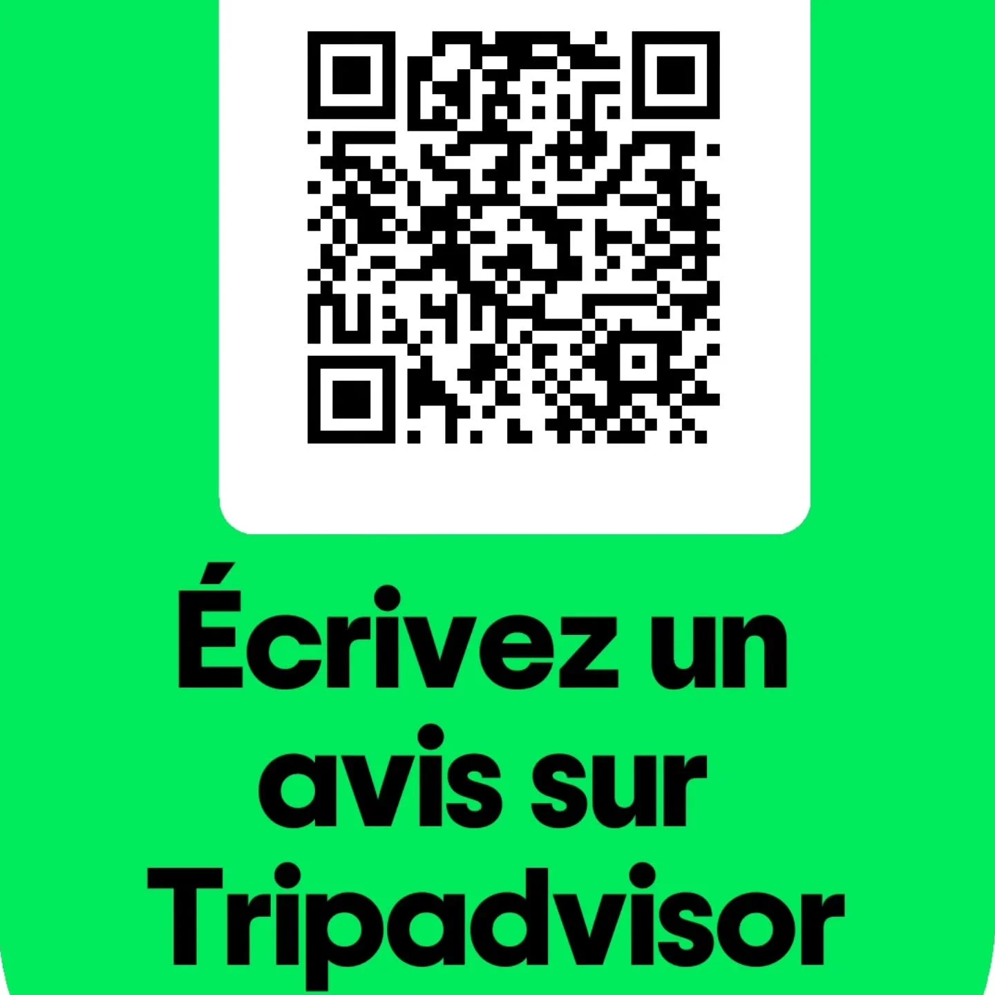 Vous avez aim&eacute; votre repas ? 
Votre avis nous aide &eacute;norm&eacute;ment !
 Laissez-nous un avis sur Google &amp; TripAdvisor

Cela aide &eacute;norm&eacute;ment le restaurant &agrave; se faire conna&icirc;tre.
Merci pour votre soutien. 

#