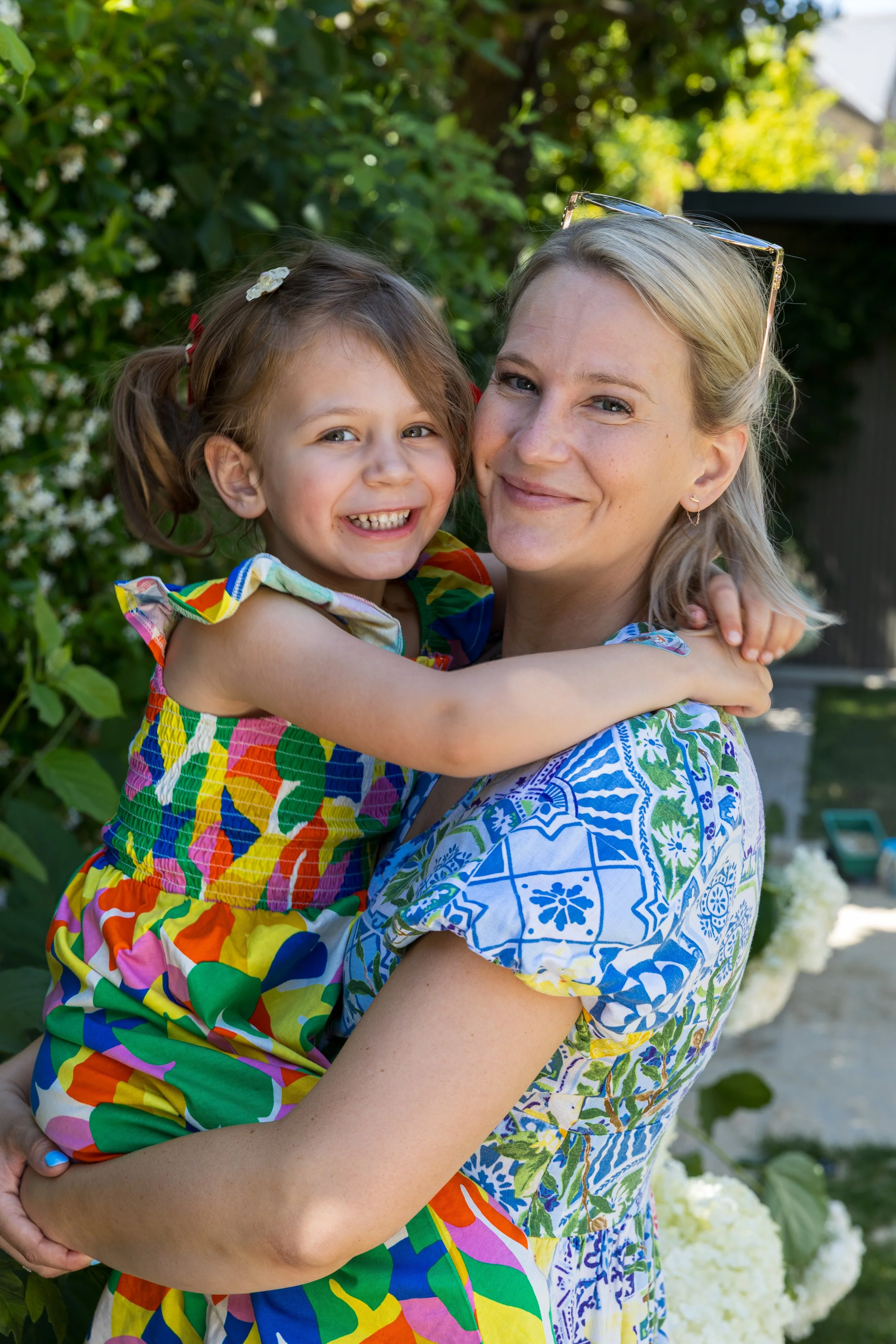 mother and daughter family photo London