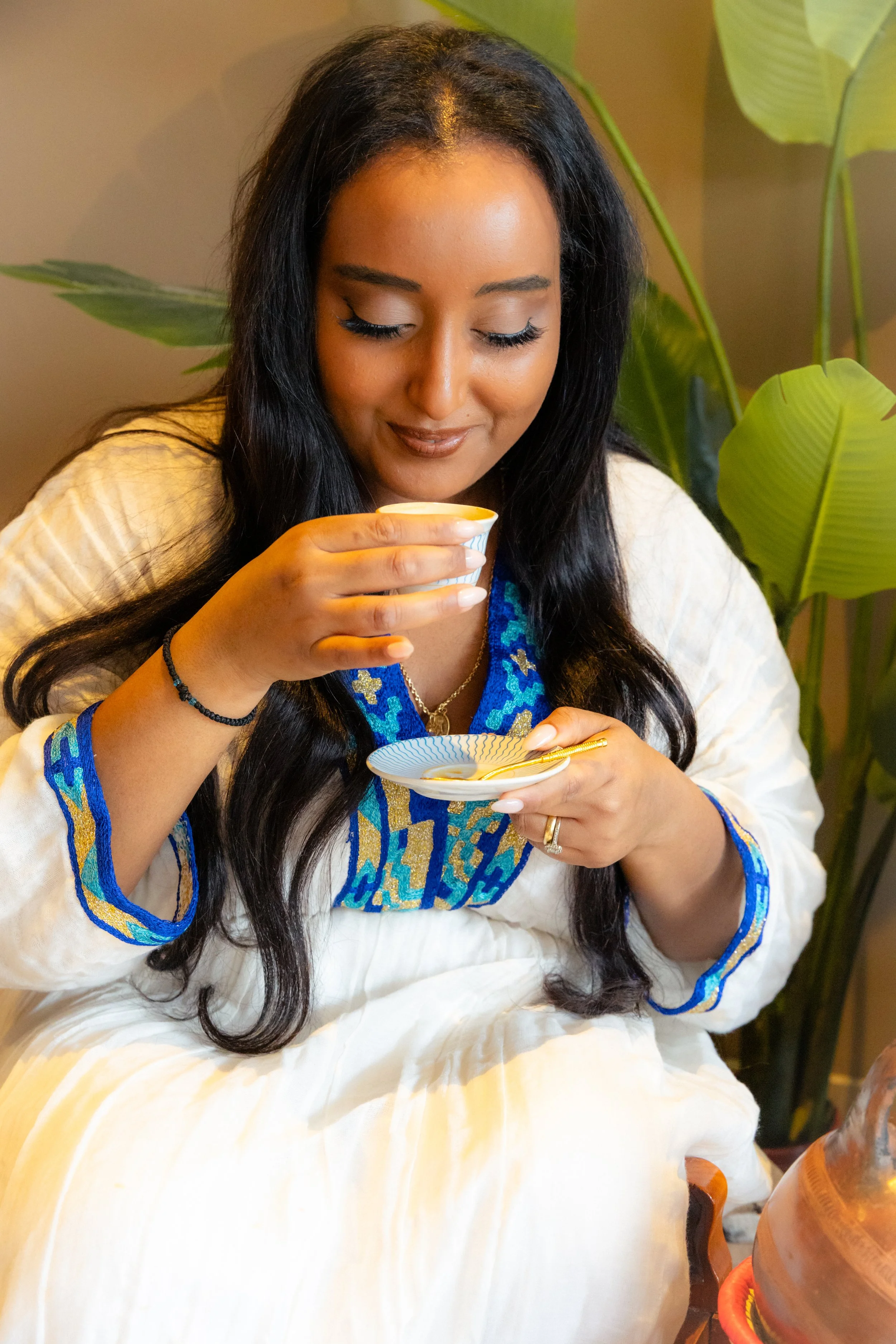 young woman buna coffee London