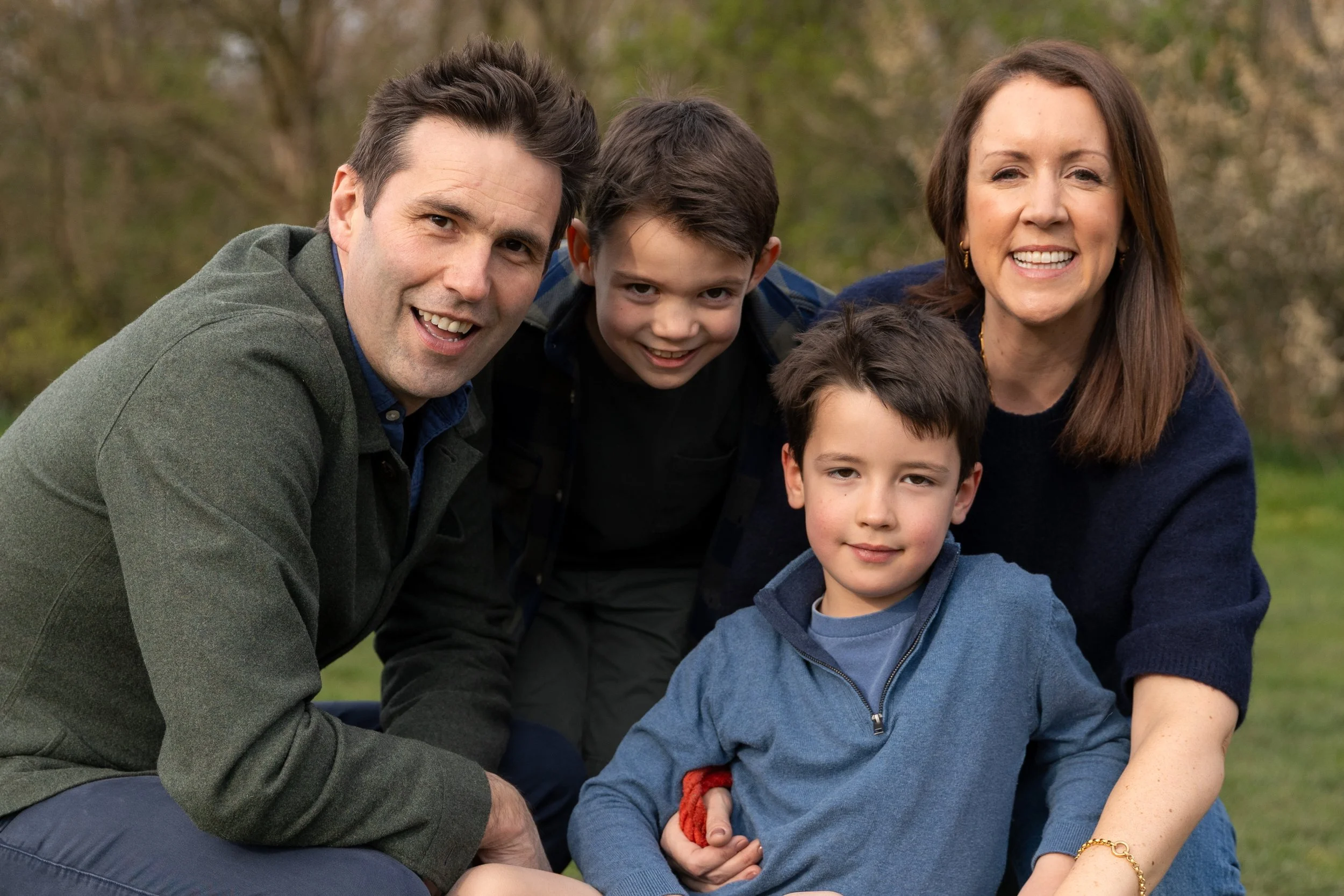 outdoor family photo shoot