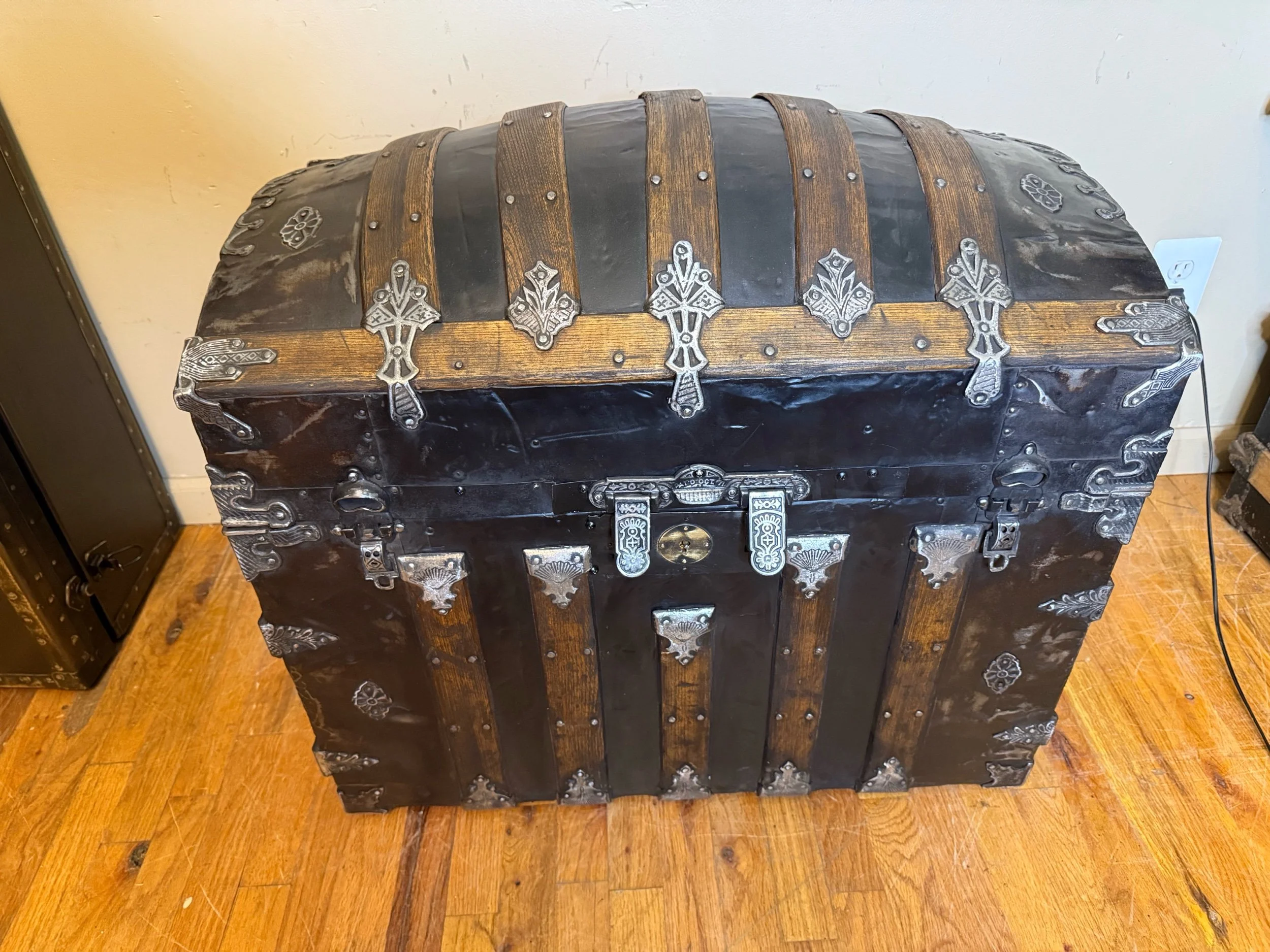 Authentic late-1800s Saratoga travel trunk