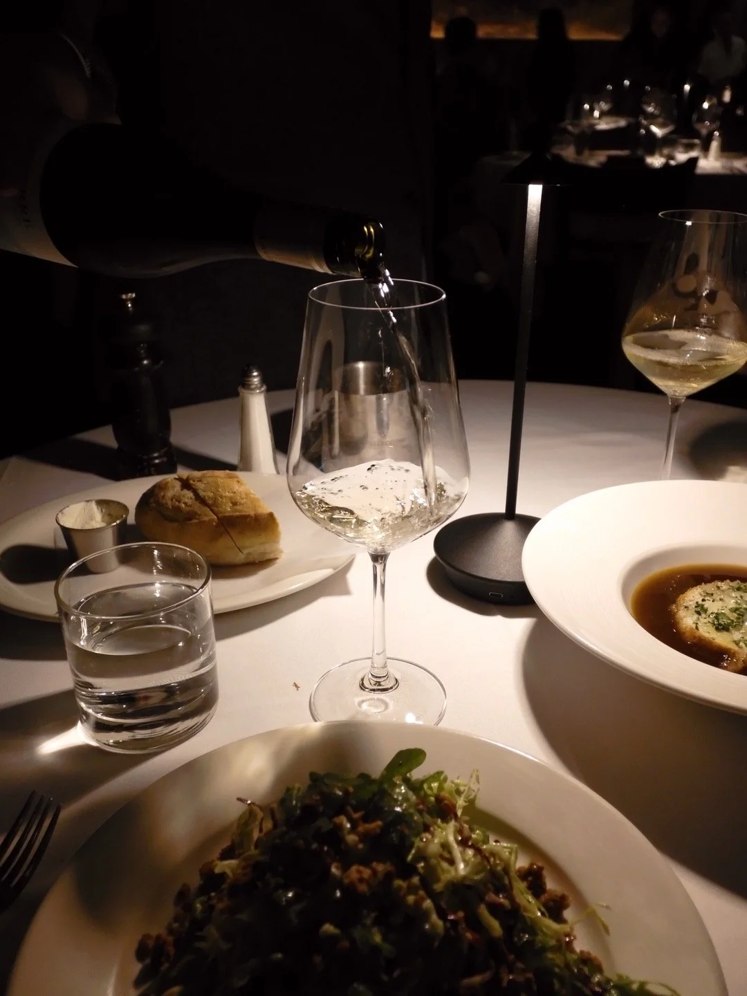 Table setting for rebranded influencer partnership dinner.