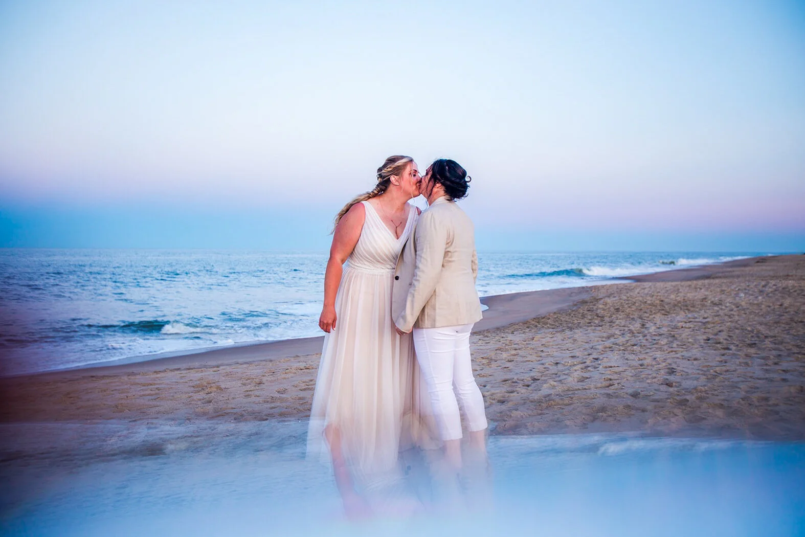   Rachel &amp; Sarah  - Wedding Gallery   Location: Bethany Beach, DE  Photographer: Dennis Tyhacz  Venue:  Addysea, Bethany Beach, DE  