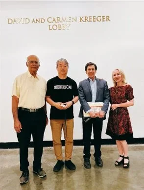 Dr Makhijani, Prof. Kuznick, and Mary Dickson