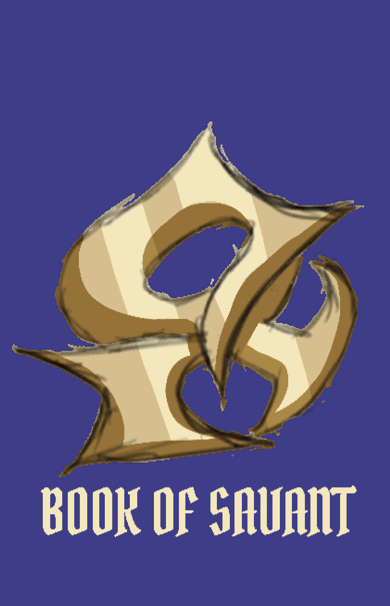 Book of Savant Cover - all of the following artwork is made by Michael Miller in tribute to the EDM artist Savant aka Aleksander Vinter with characters involving in his discography.