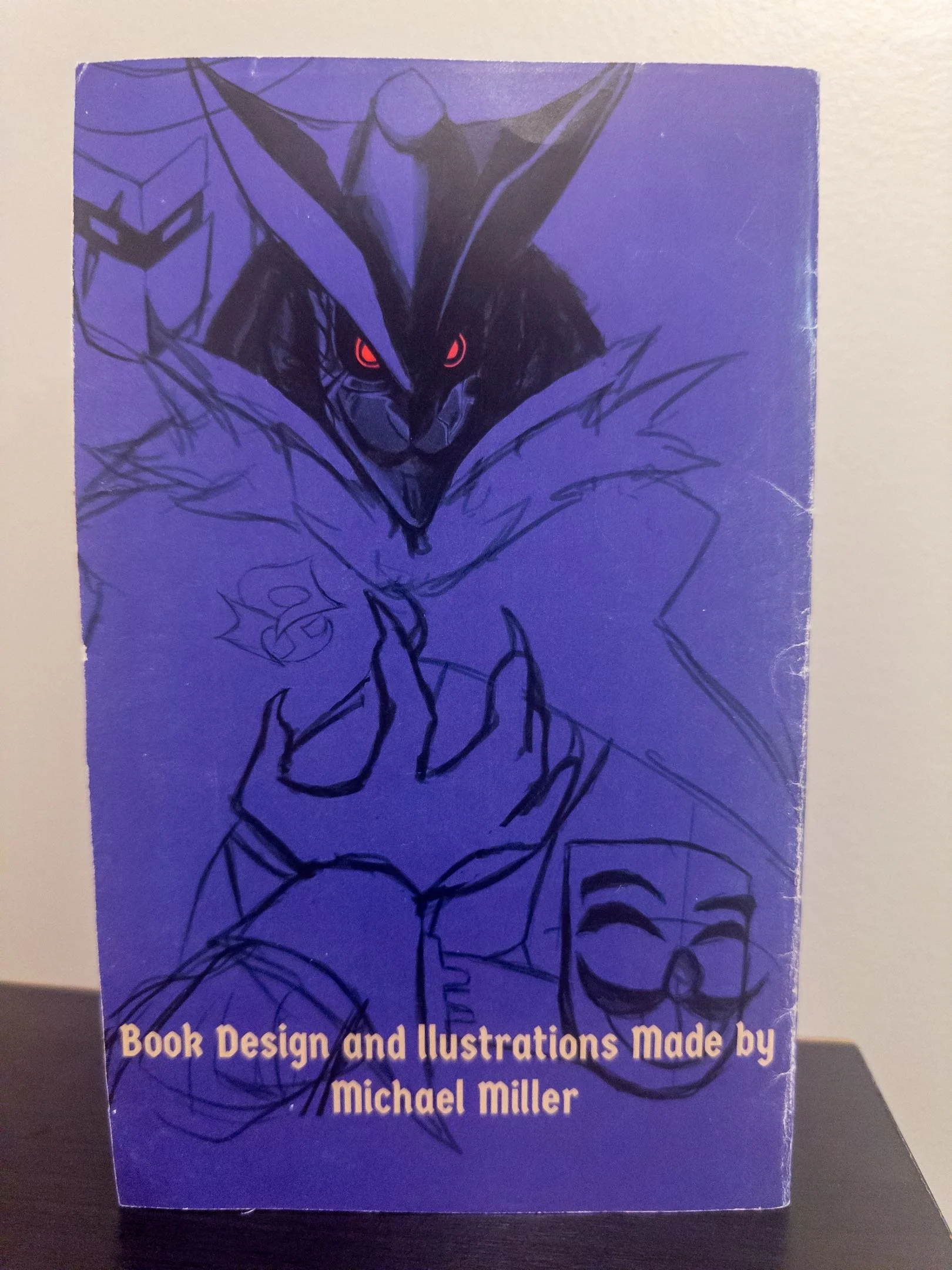 Book of Savant on the back cover side