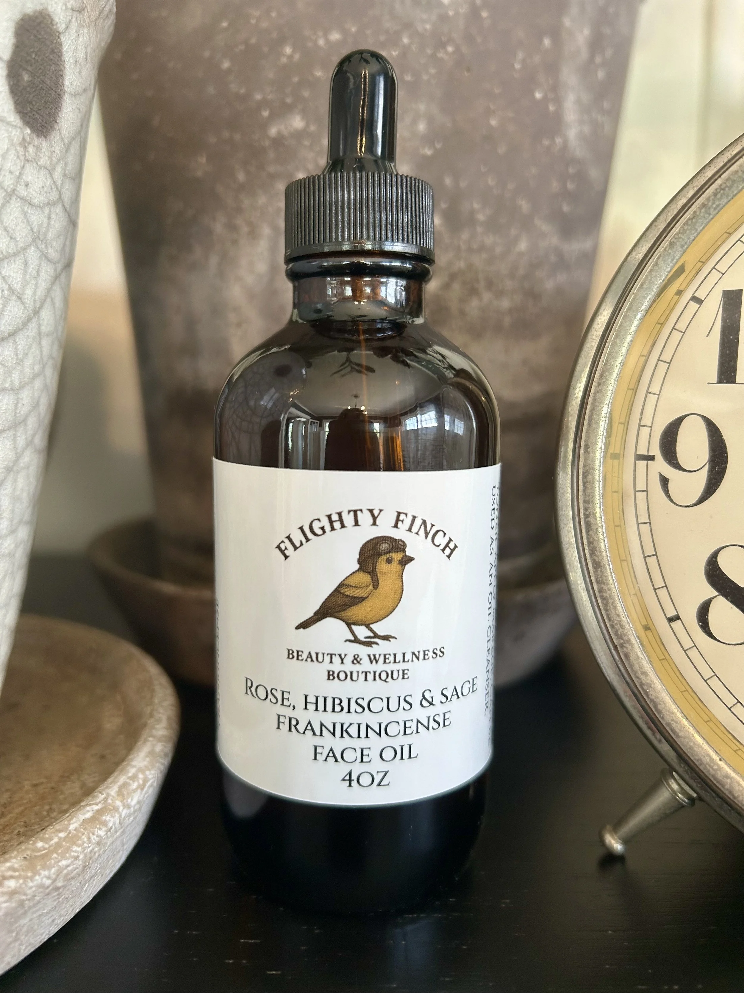 Rose Hibiscus Sage Frankincense Face Oil