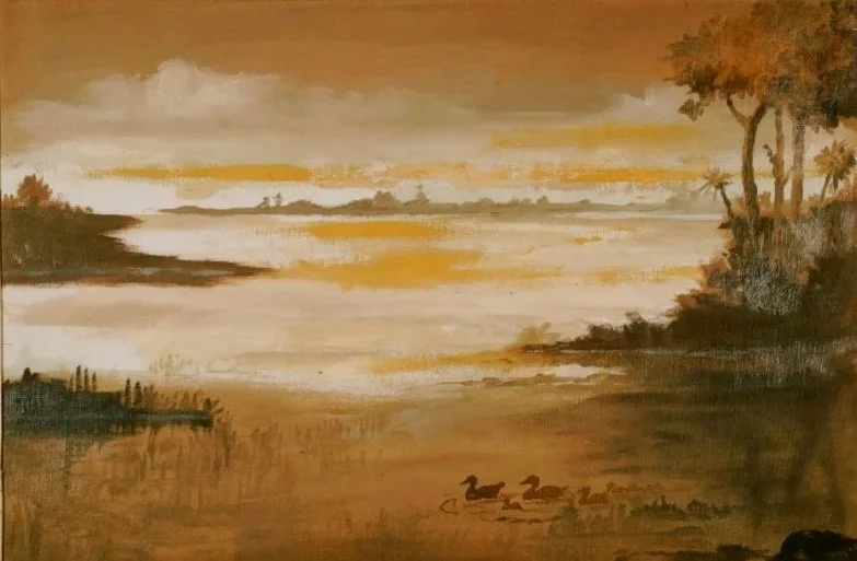Painting by A.E. Mitchell