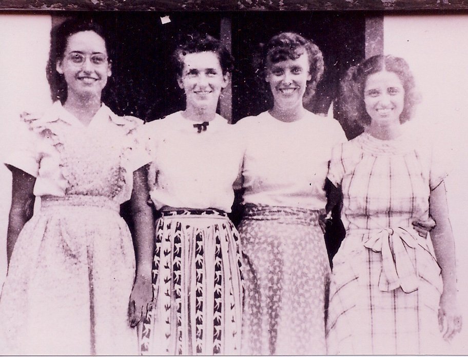 Lucille Jenkins Mitchell, 2nd from right, was Bryant Mitchell's second wife after Lola Lee Mitchell passed away in 1969. She was a missionary/teacher in River Cess, Liberia for 30+ years. 