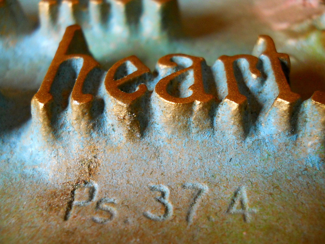 An interesting close-up showing Andrew's raised lettering and bas relief carved lettering