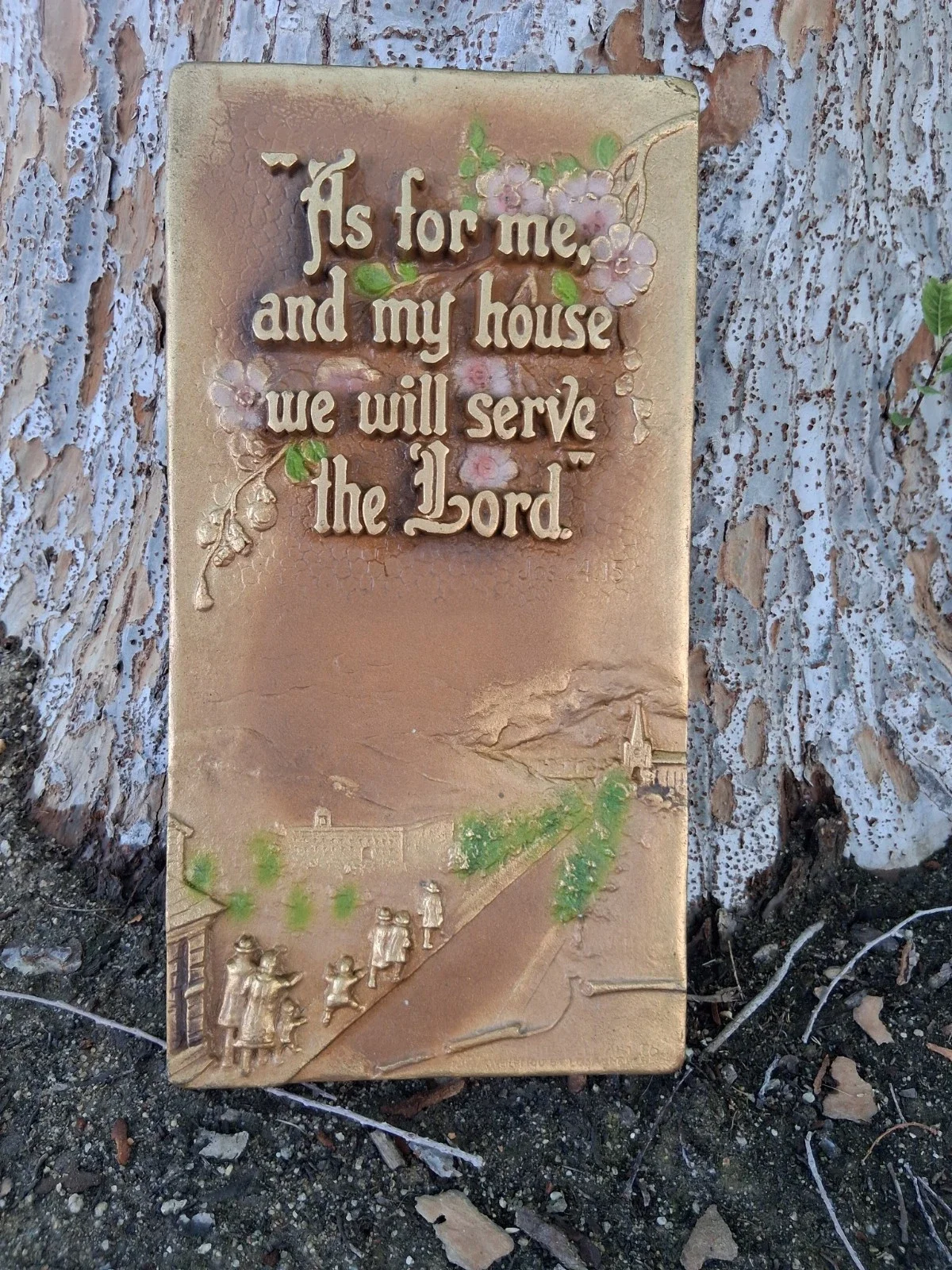 "As for me and my house..." - brown