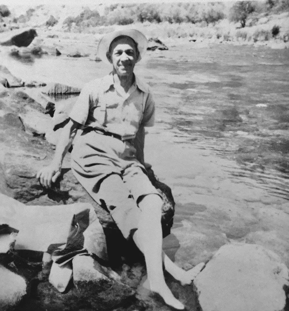 Andrew on the Grande River in Brazil