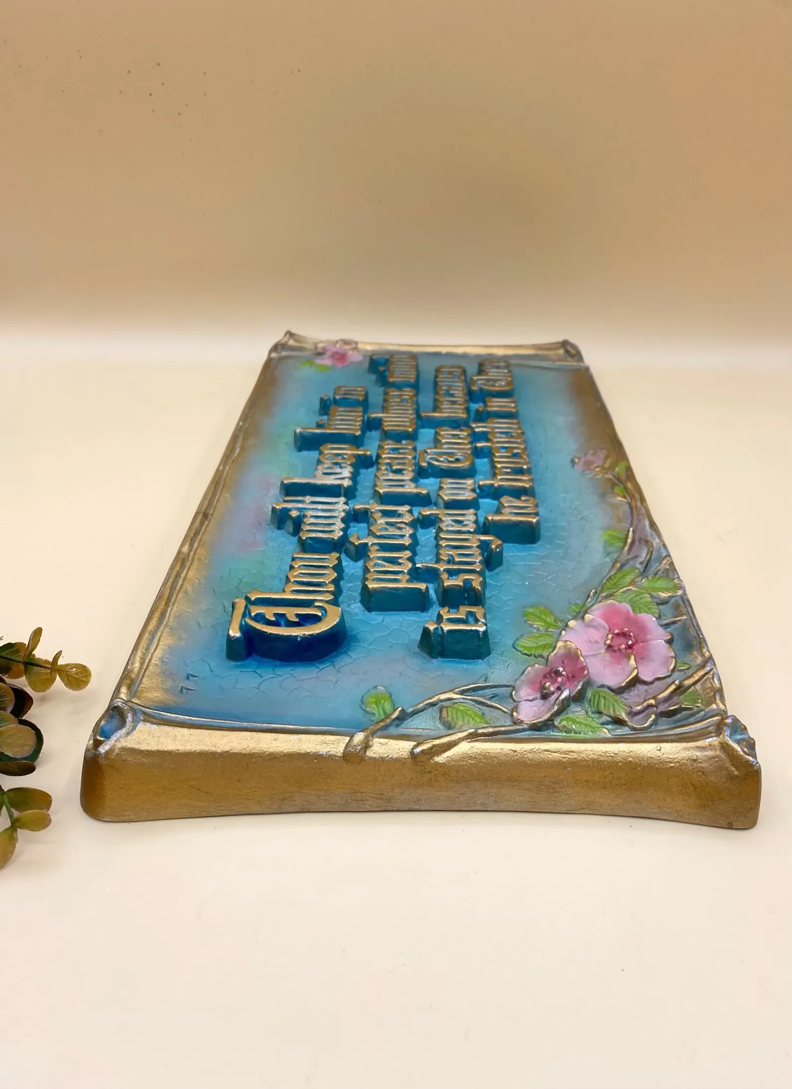 "Thou wilt keep him in perfect peace..." - side view
