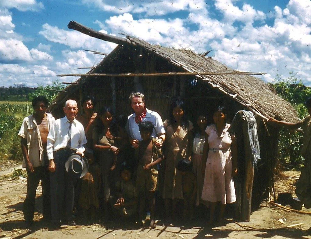 Andrew and son-in-law Kaare Wilhelmsen in Brazil