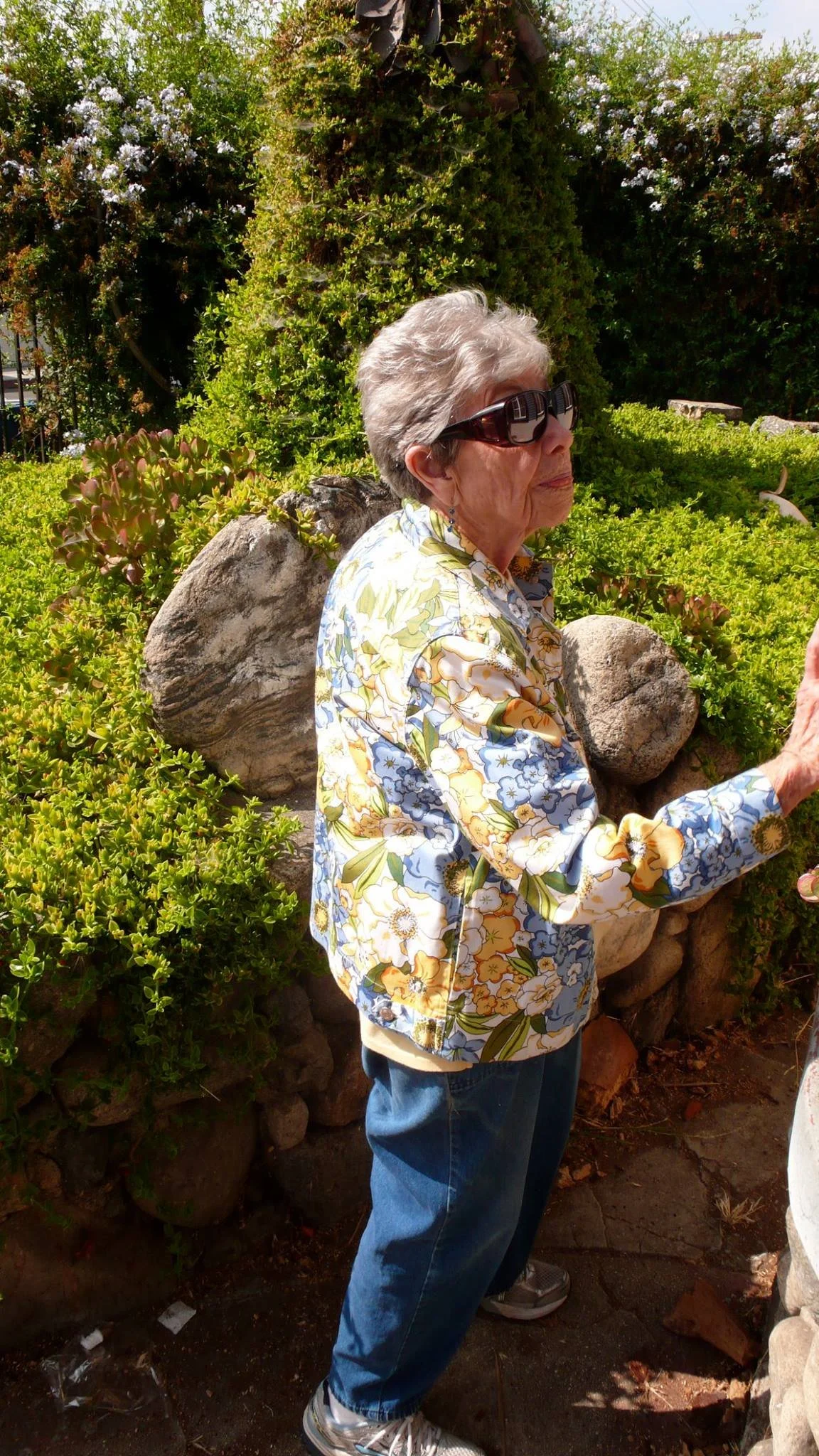 Andrew and Jennie's daughter Esther Mitchell Russell, back home on Waterloo St. several years ago remembering her growing up years there. 