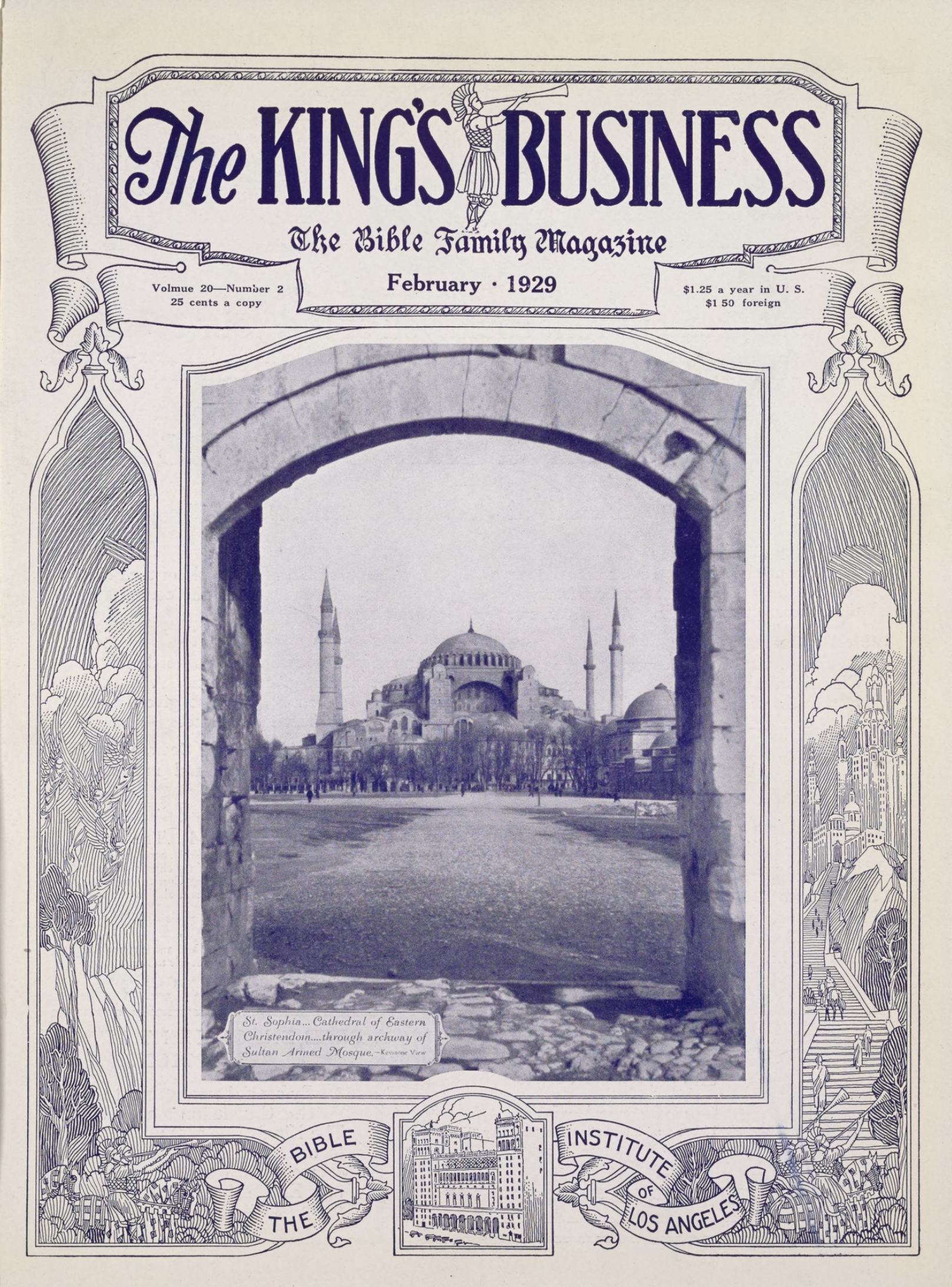 Biola's King's Business Magazine, 1929. Click on the images and you will link over the Biola's King's Business archive. 