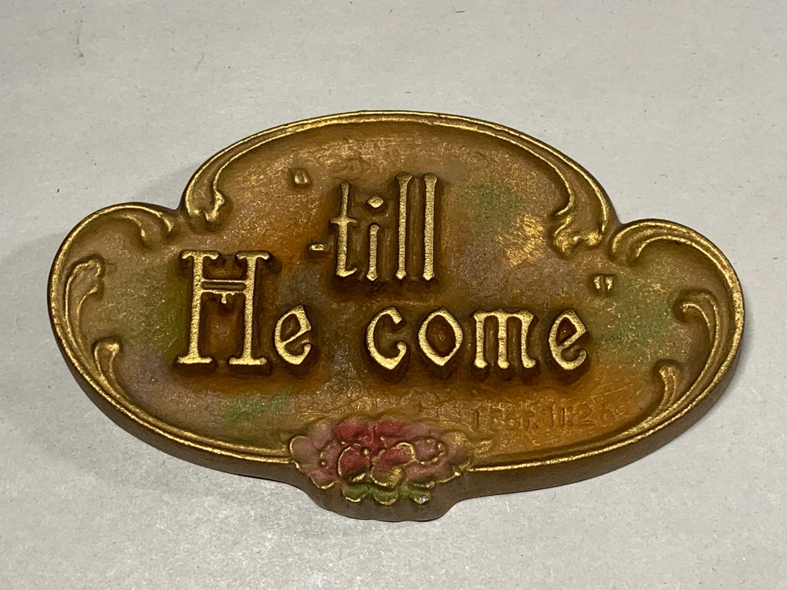 till He come plaque.webp