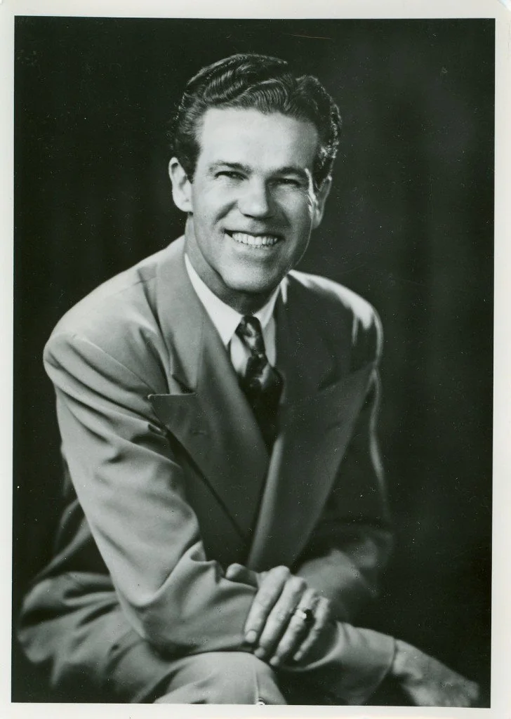 Dawson Trotman, founder of the Navigators.  Andrew's son Hubert Mitchell and son-in-law David Morken ministered with Dawson and are mentioned on the Navigators site. See the page by clicking on the photo. 