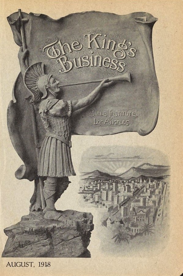 The King's Business cover by A.E. Mitchell, 1918