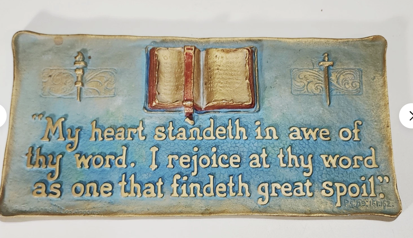 "My heart standeth in awe..."