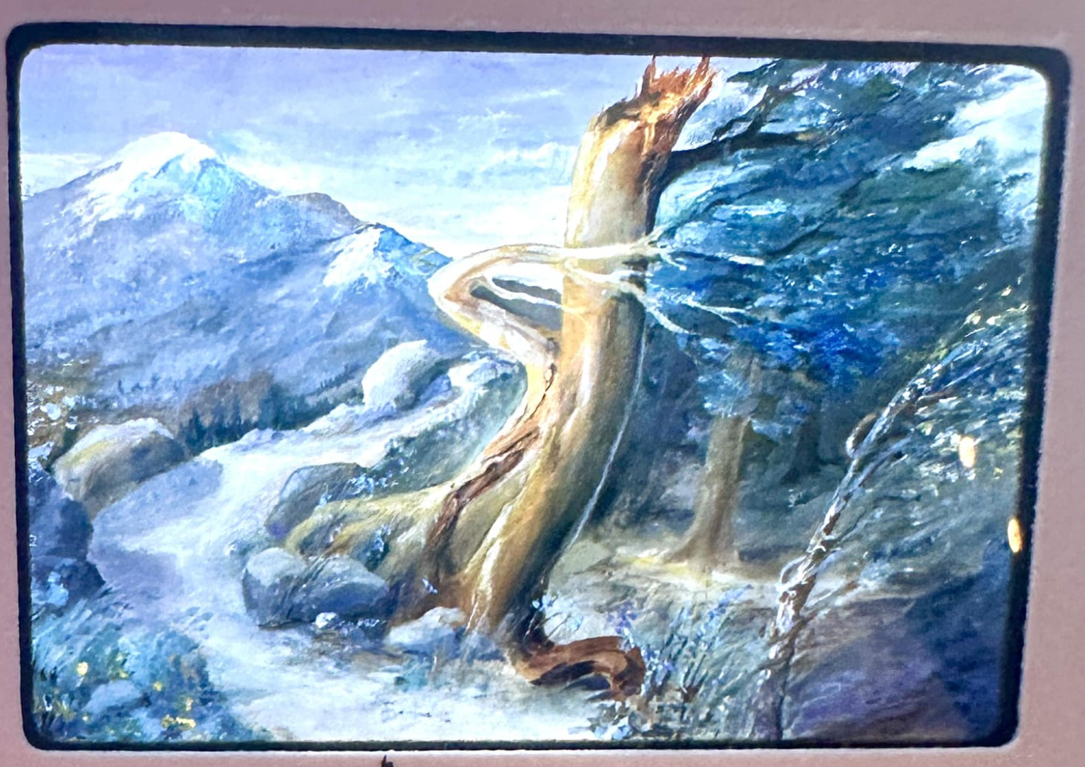 Painting by A.E. Mitchell - Mt Baldy