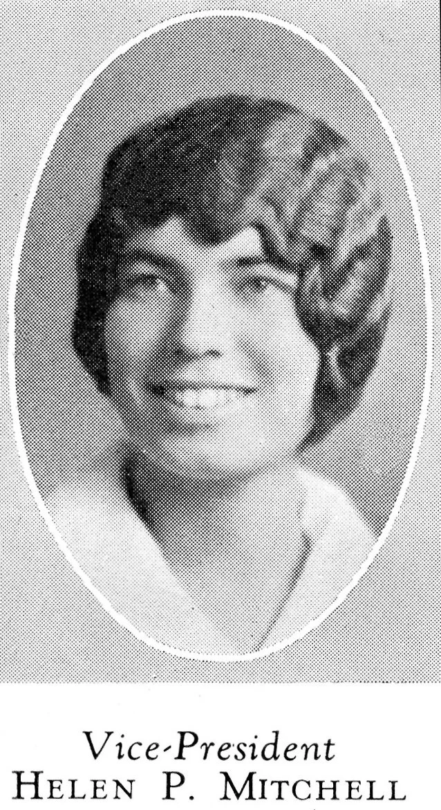 Helen Pomeroy Mitchell, Hubert's wife, at LIFE Bible College