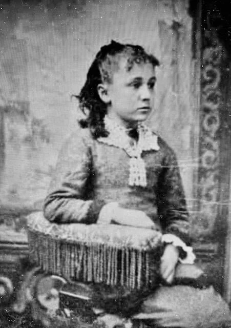 Sadie Bryant (A.E. Mitchell's first wife) as a child in Colorado