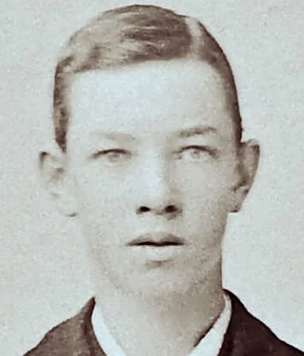 Andrew as a young teen in Elora, Canada