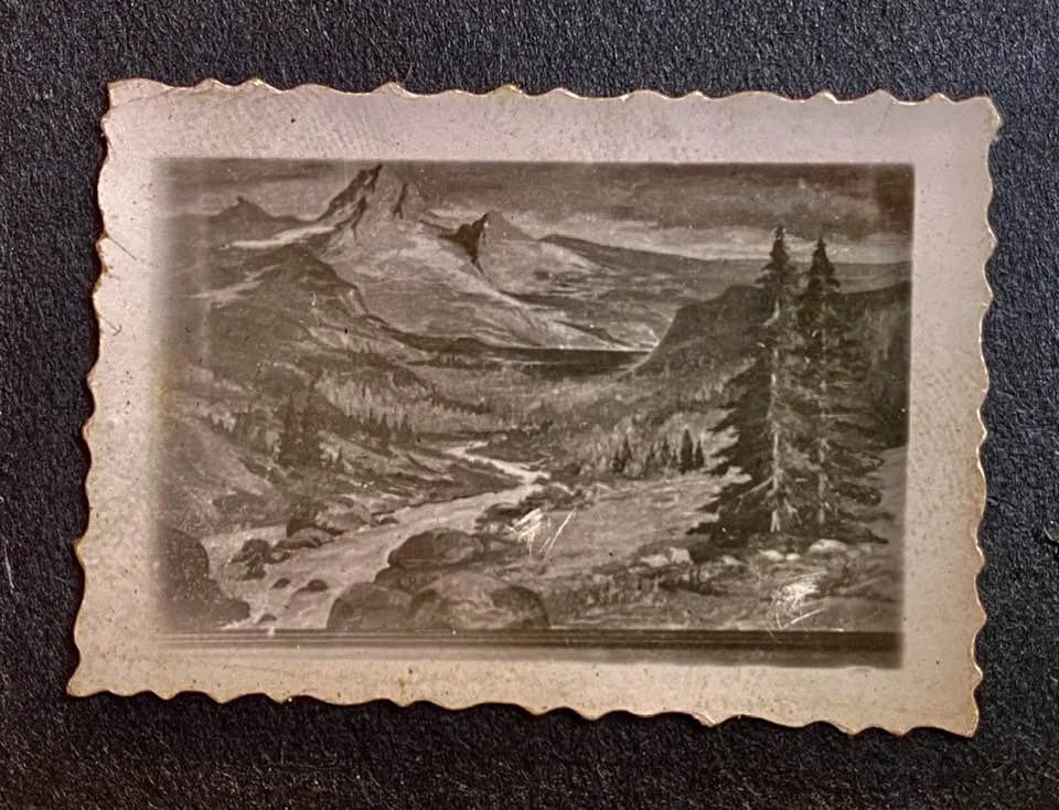 Painting by A.E. Mitchell