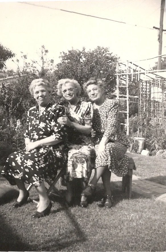 Andrew's sisters Suzanne, Eva and Elinor. They all worked in the administration of Go-Ye Fellowship and the plaque ministry at the Mitchell family compound. 