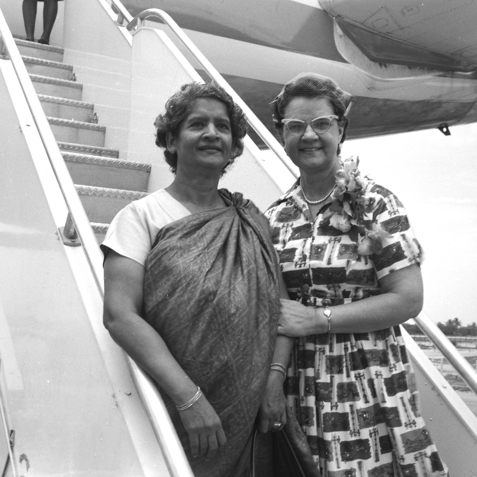 Lola Lee Mitchell with friend from India.jpg