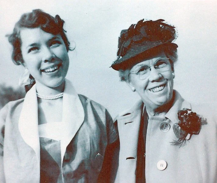 Joy Mitchell and Aunt Suzanne, Andrew's sister