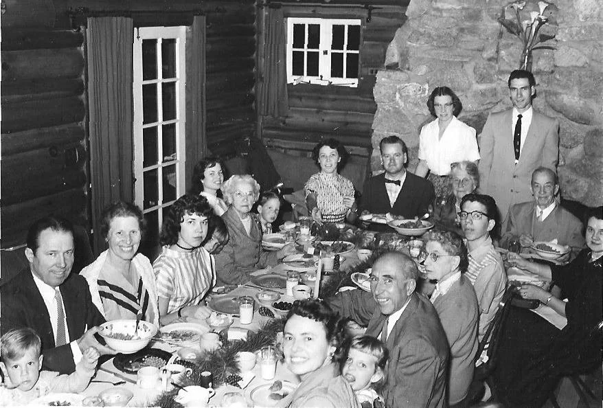 The Mitchell family retreat in 1957
