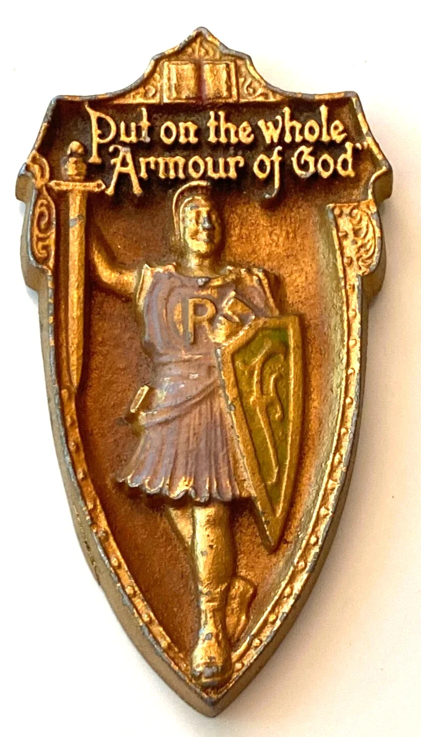 "Put on the whole Armour of God" This soldier image was used in many Biola University publications starting in the teens. 