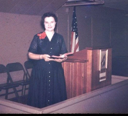 Bryant's wife Lola Lee was a teacher and evangelist with the Open Bible Churches