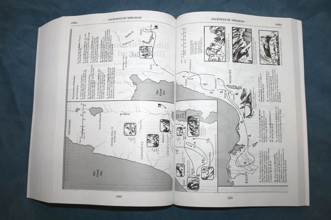 Illustration in the back of the Thompson Chain Reference Bible. Dr. Thompson and Andrew were fellow professors at Life Bible College in the 1920s-1930s. 