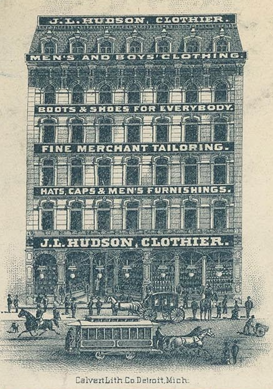 Andrew's first professional job was at JL Hudson's store in Detroit, MI. He drew something for the store and they hired him on the spot. 