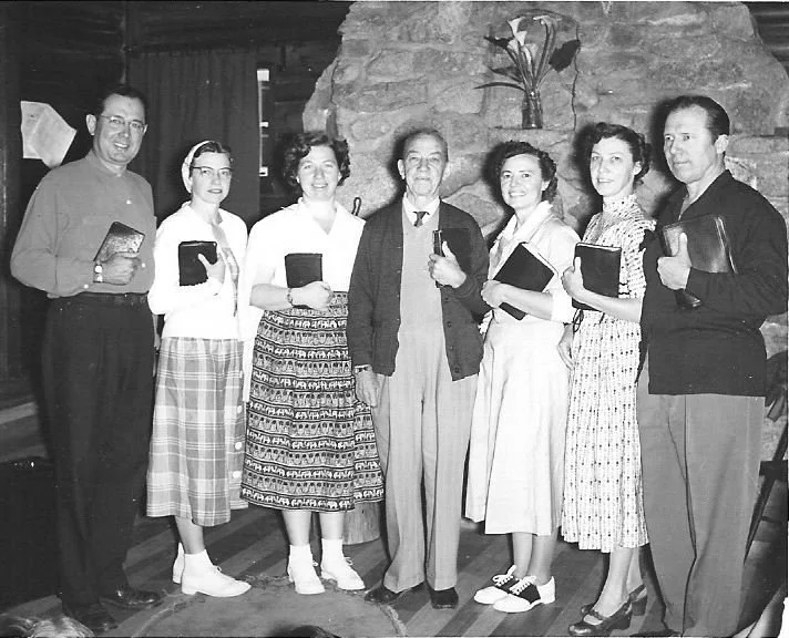 Andrew with Andrew and Jennie's children, all serving in the ministry