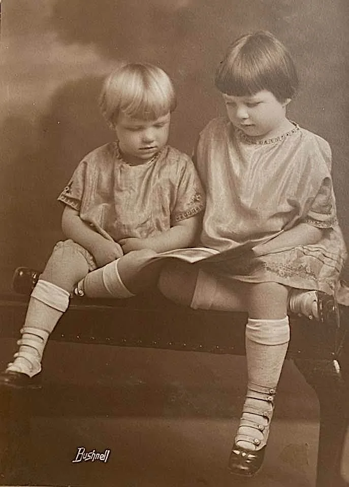 Andrew and Jennie's daughters, Esther and Marietta