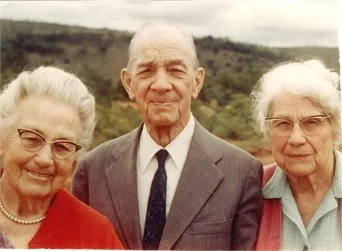 Nellie Murdock, Jennie's sister, Andrew and Jennie in Brazil, early 1960s