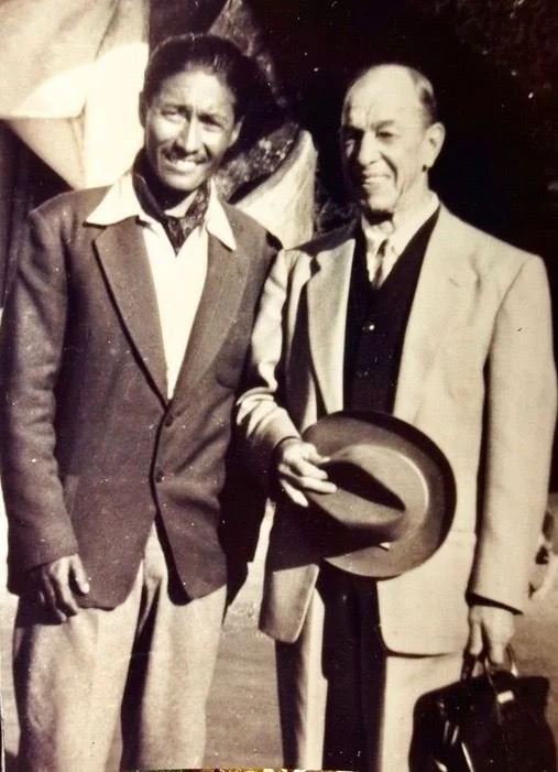 Andrew with Sherpa Tenzing Norgay: https://en.wikipedia.org/wiki/Tenzing_Norgay