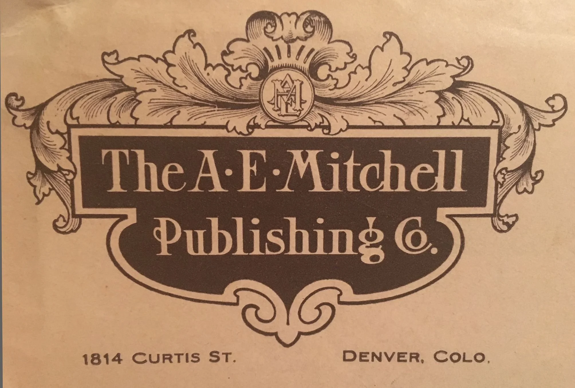 Andrew's publishing letterhead, Denver, CO, early 1900s