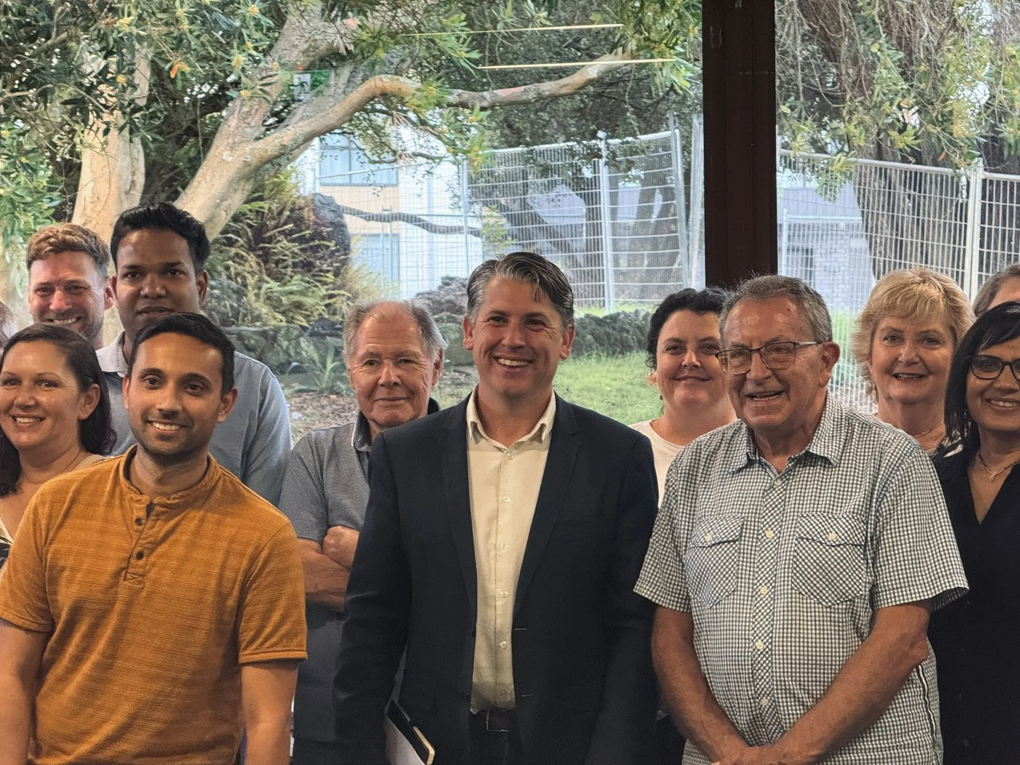 Michael Wood Meeting Mt Roskill Residents Community Engagement Photo