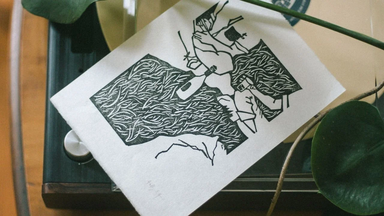 Learn to block print with linocut (Sold out)