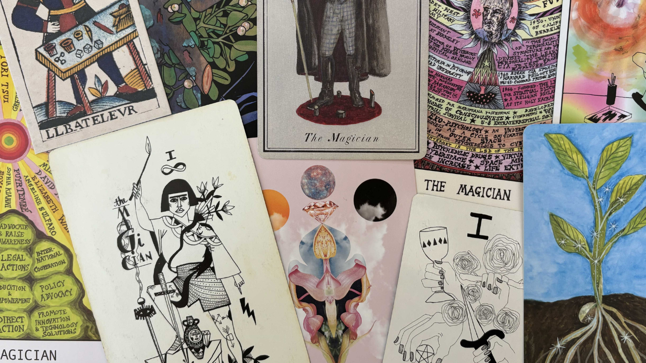 Collaging the Magician (sold out)