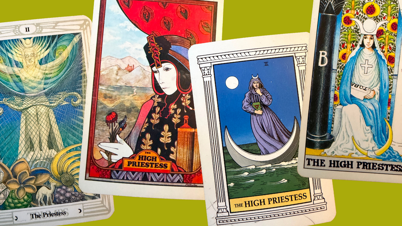 Collaging The High Priestess