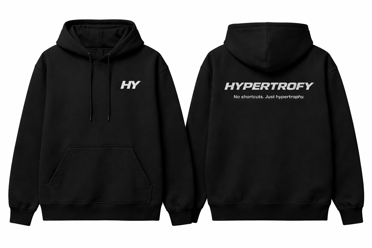 HYPERTROFY Hoodie – Black